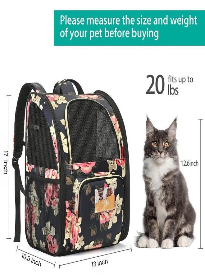 KIKA Pets Goldfinch Cat Bag Backpack Carrier | Dog Backpack Carrier Bag (French Peony) - Image 5
